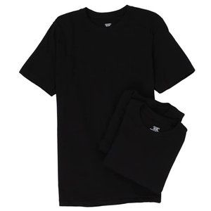 Jockey Classic Crew Neck T-shirt. NWT. Small. Black. 3 pack